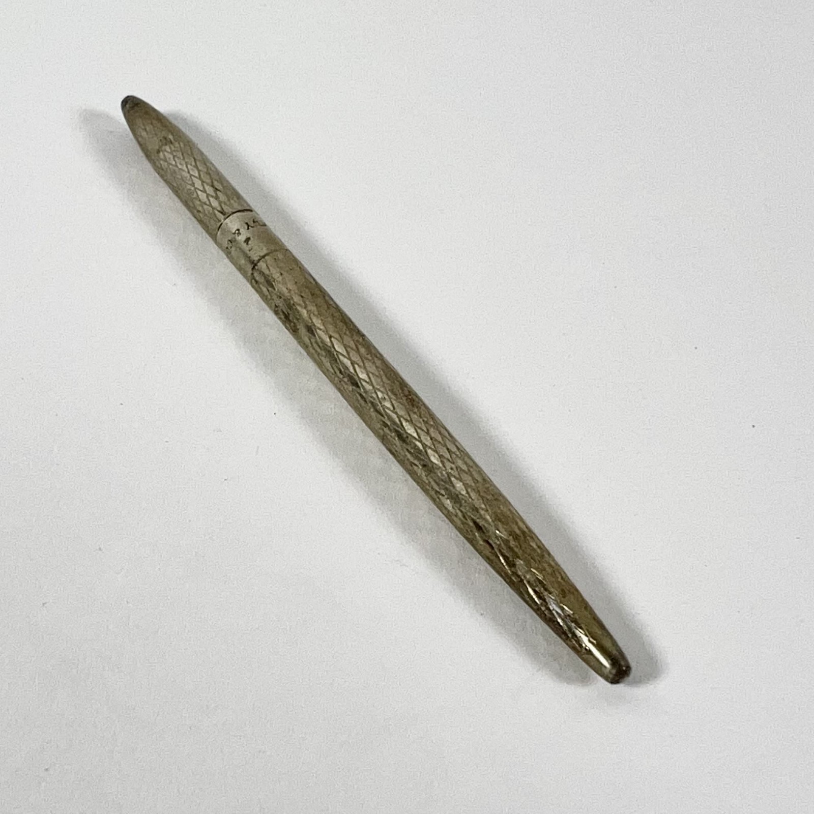 Tiffany & Co. Diamond-Textured Sterling Silver Ballpoint Pen