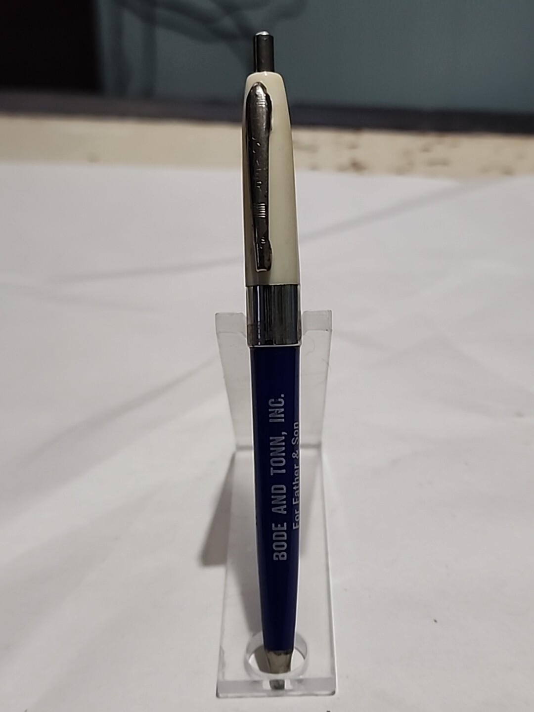 Vintage Tucker Ballpoint Pen Bode & Tonn Celluloid Relax-N-Togs A91
