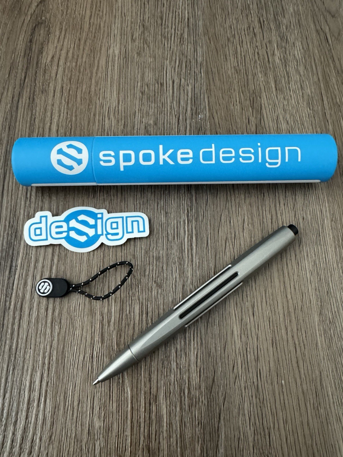 Spoke Design Clickstream Pen (Matte Titanium)