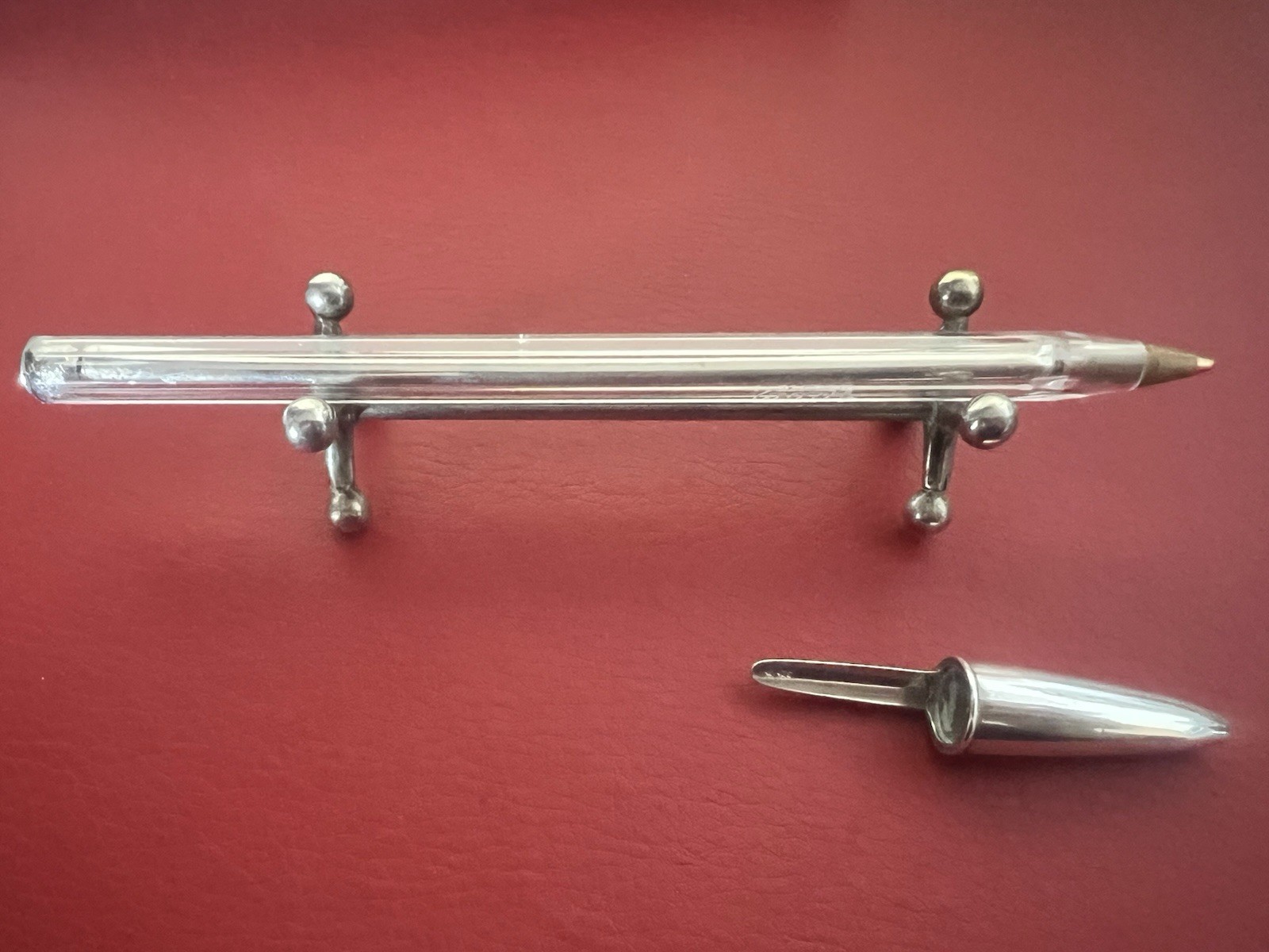 BIC Cristal Silver Pen With Solid 925 SILVER Cap Vintage ’91 A