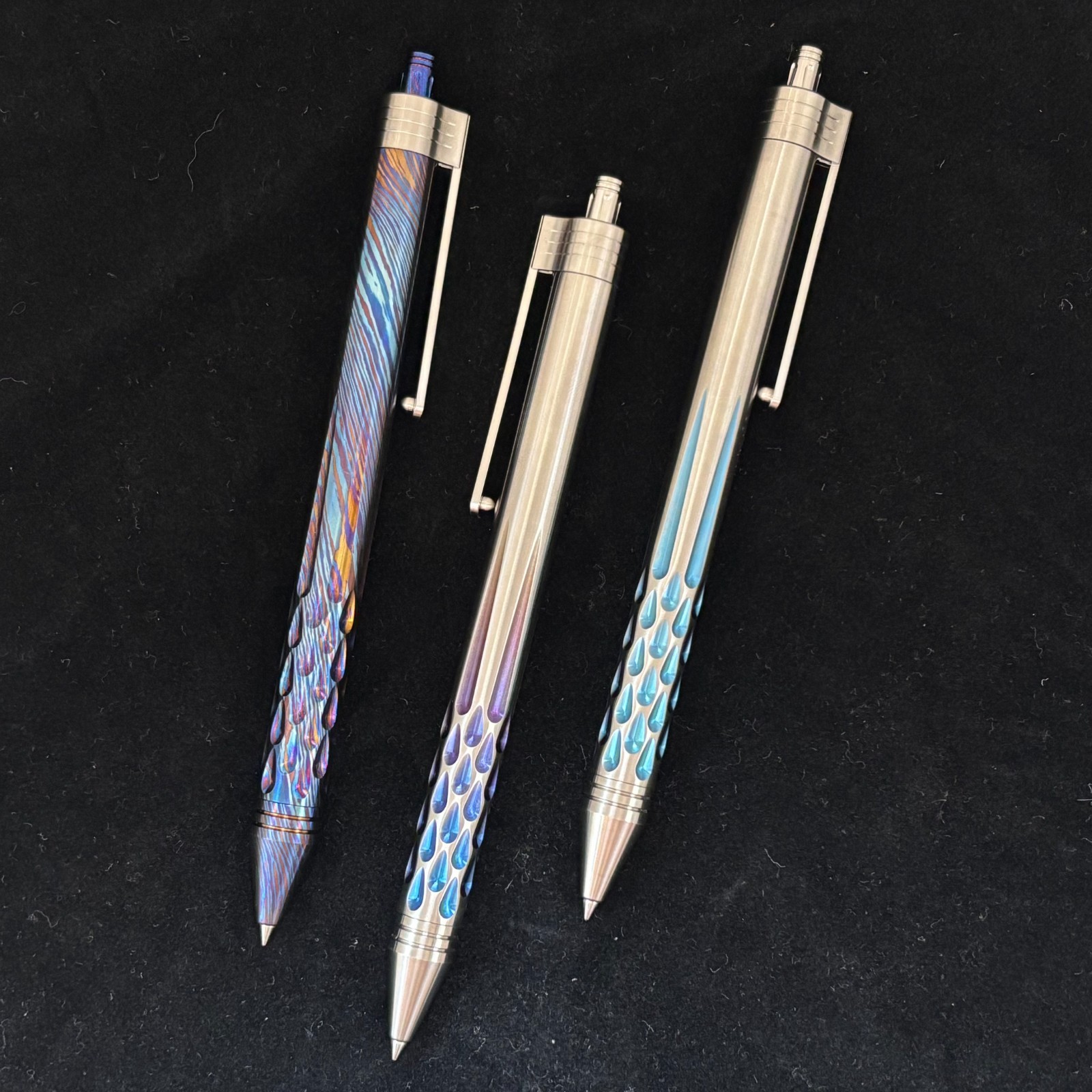Titanium Ballpoint Pen EDC Pocket Pen Office Business Writing Signature Gift