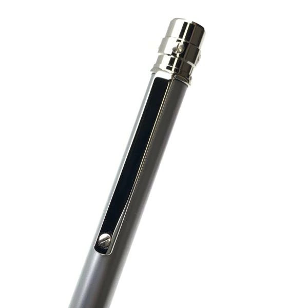 Santos de Cartier Ballpoint Pen Silver Black Ink Twist Retractable Unisex w/Box