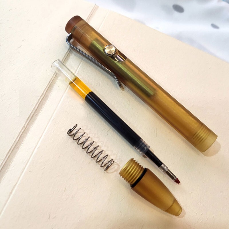 EDC Titanium Pocket Polyetherimide ULTEM PEI Rollerball Pen Ballpoint Gel Pen