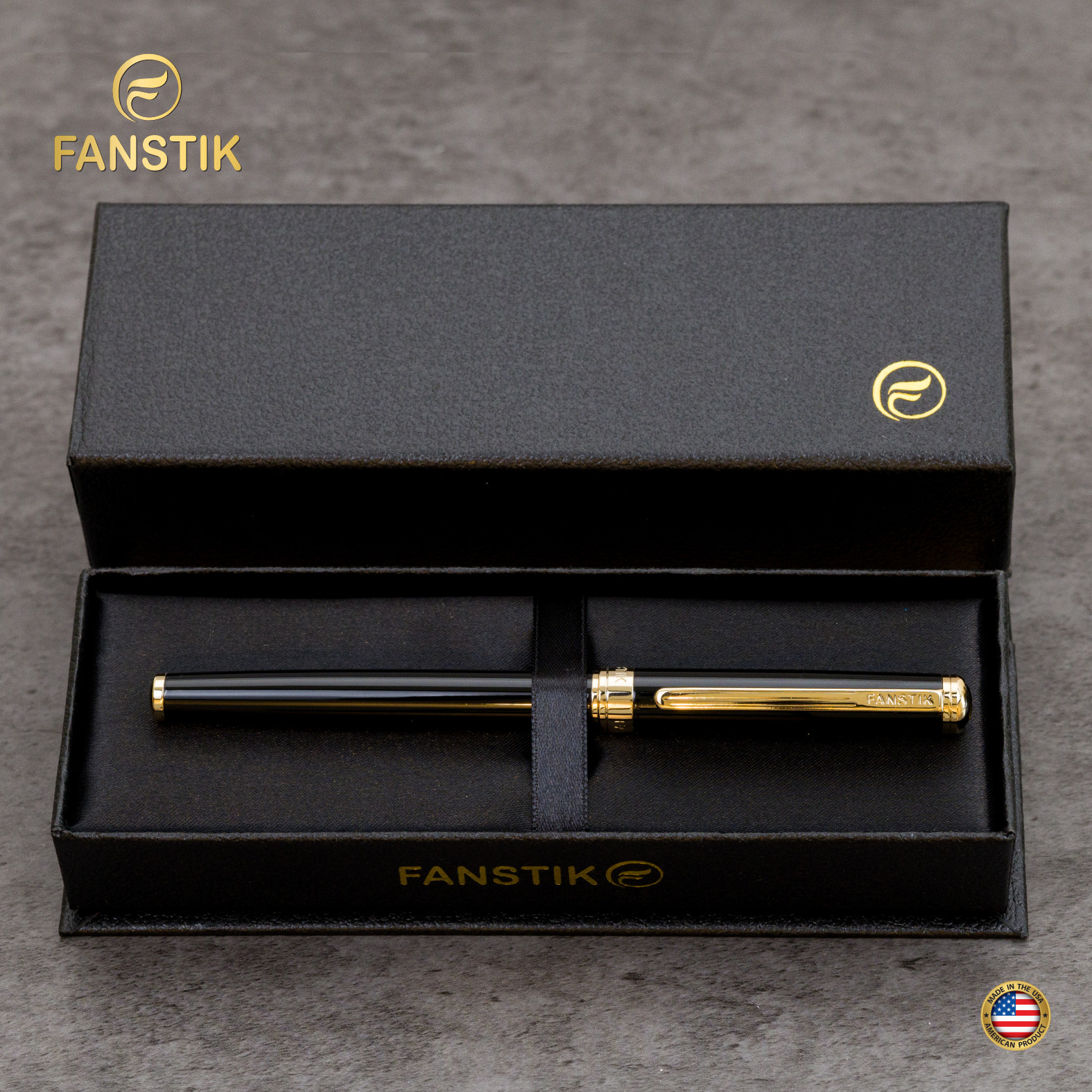 Luxury Rollerball pens (MADE IN USA) Fancy Pen, Real 24K Gold Plating, Best Gift