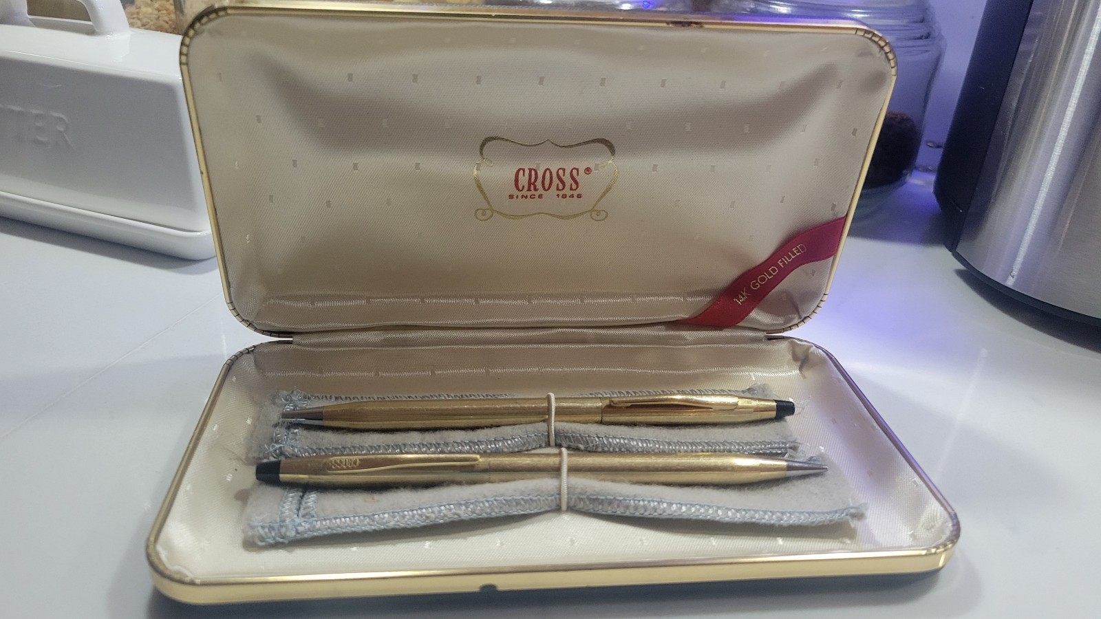 Vintage Cross 14kt Gold Pen and Pencil Set