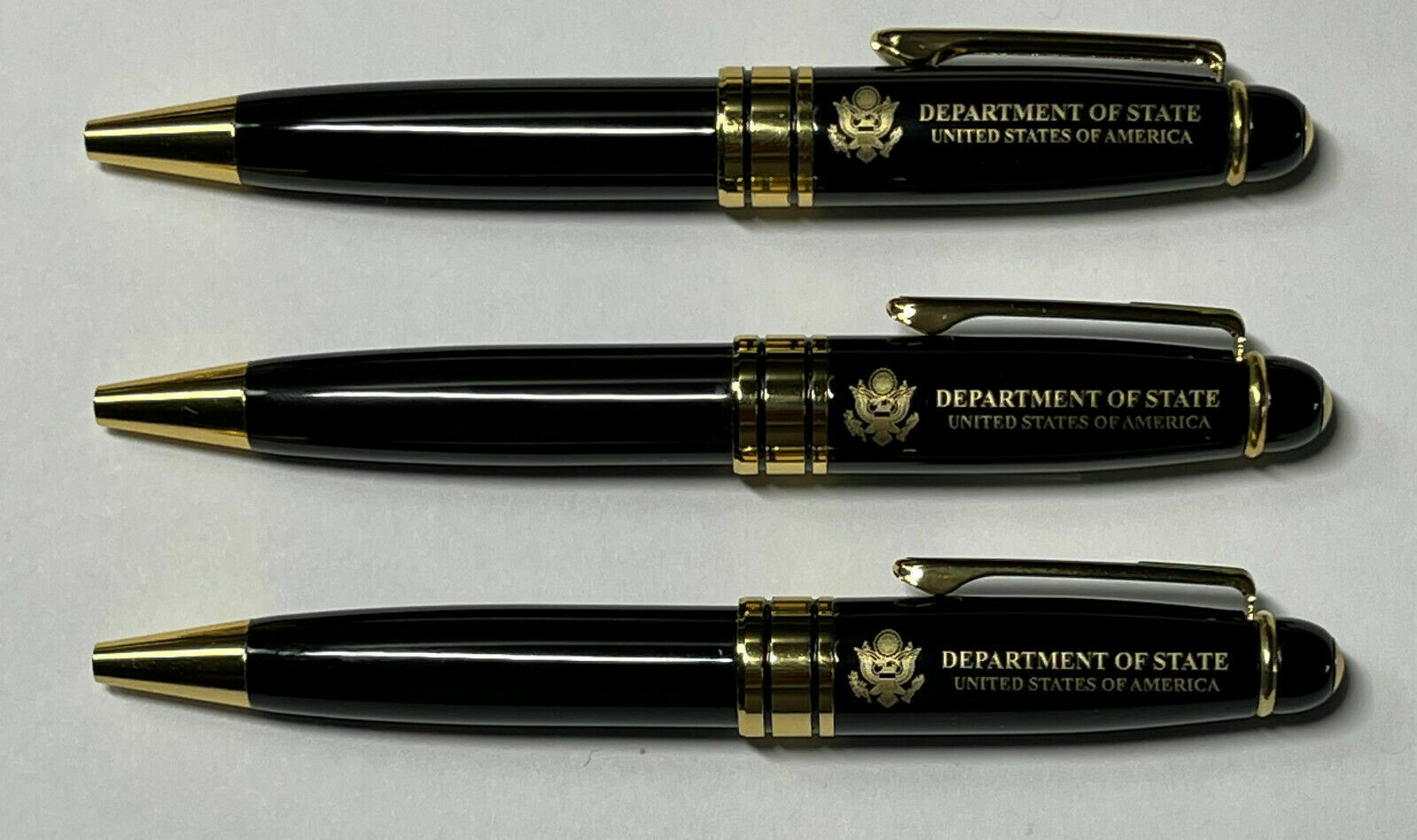 Department of State Metal Mini Twist Ballpoint Pens (Pack of 3 pens)