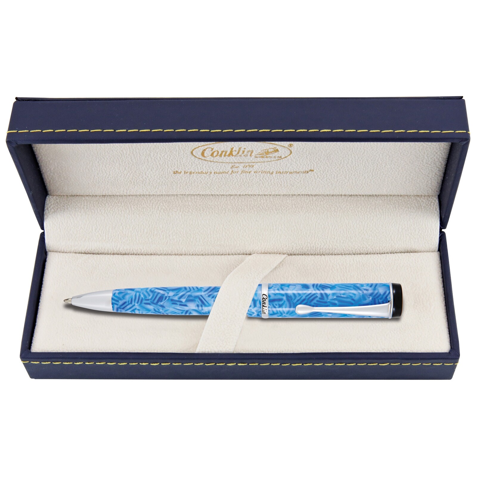 Conklin Duragraph Ballpoint Pen – Ice Blue, With Medium Tip (CK71355)