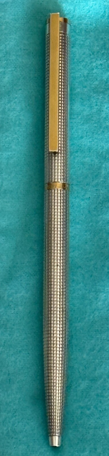 Tiffany & Co. Engine Turned Ballpoint Pen Sterling Silver 925 Vintage Germany