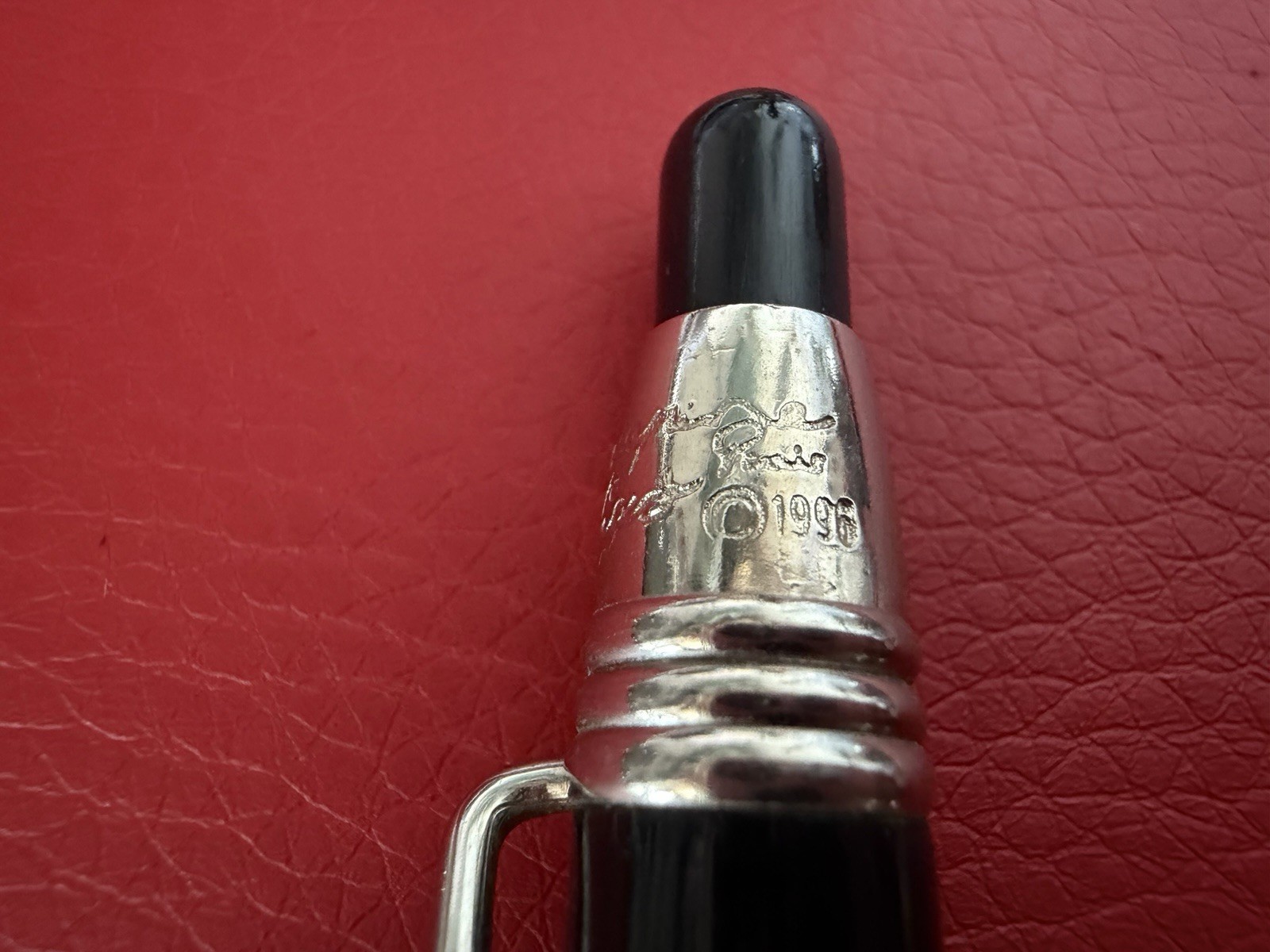 Jean Pierre Lepine Vintage France 1996 Indigo Black Lacquer Sfera Pen