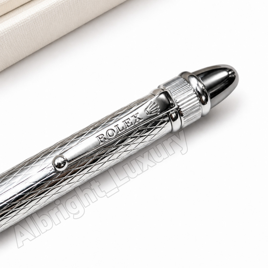 ROLEX Palladium Ballpoint Pen Rare Executive VIP Gift Writing Pen