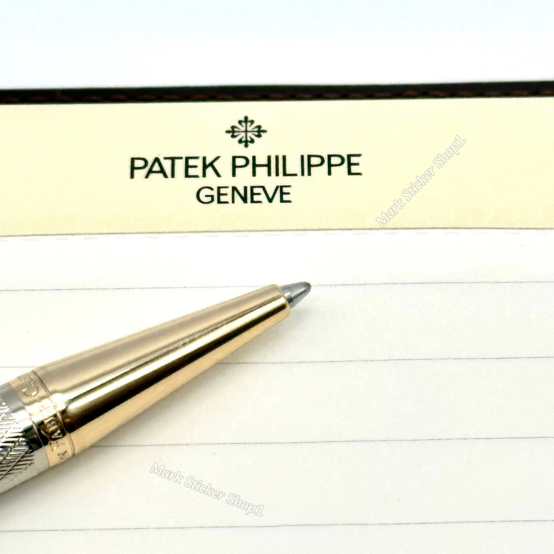 Patek Philippe Pen Scripted Silver Weave Graf Von Faber Castell Rare AD VIP Gift