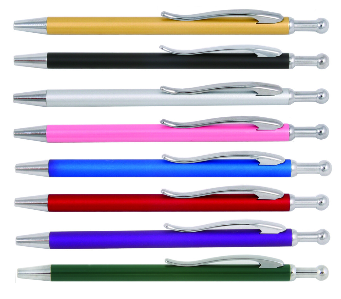 Slim Metal Click Ballpoint Pen Set (TS-7030 Set)
