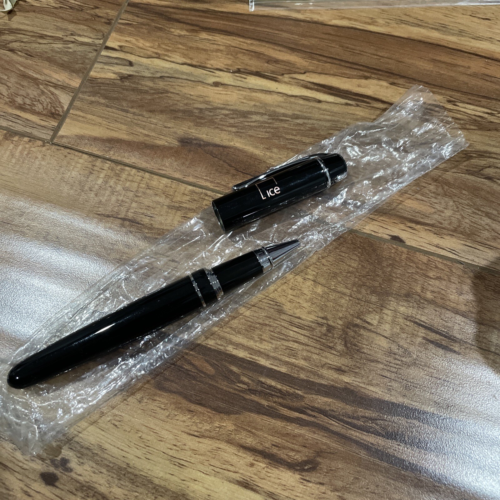 Bettoni Black ICE Logo Pen No Refill