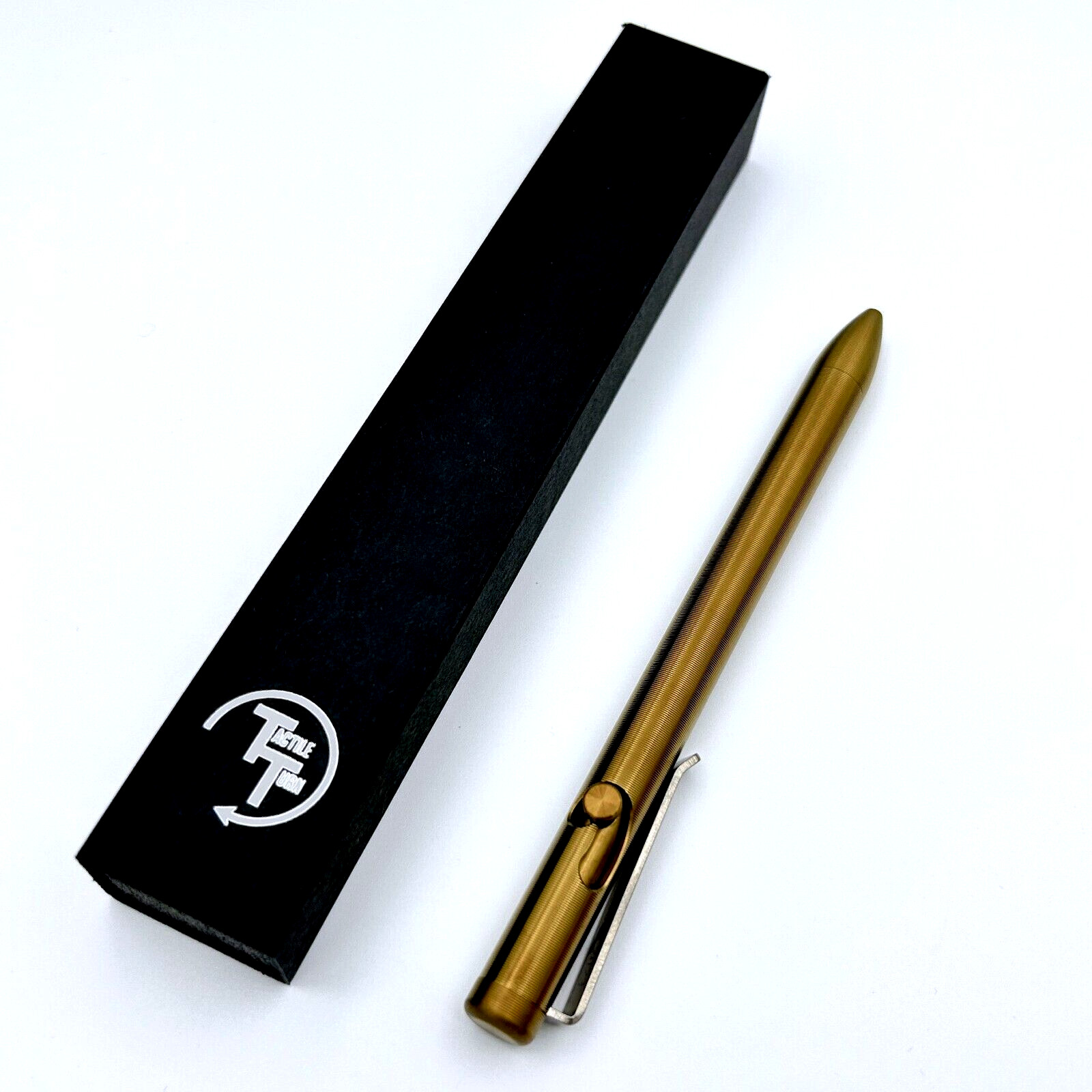 Tactile Turn – Titanium Bolt Action Standard Size Pen Bronze Ano Color [5.6″]