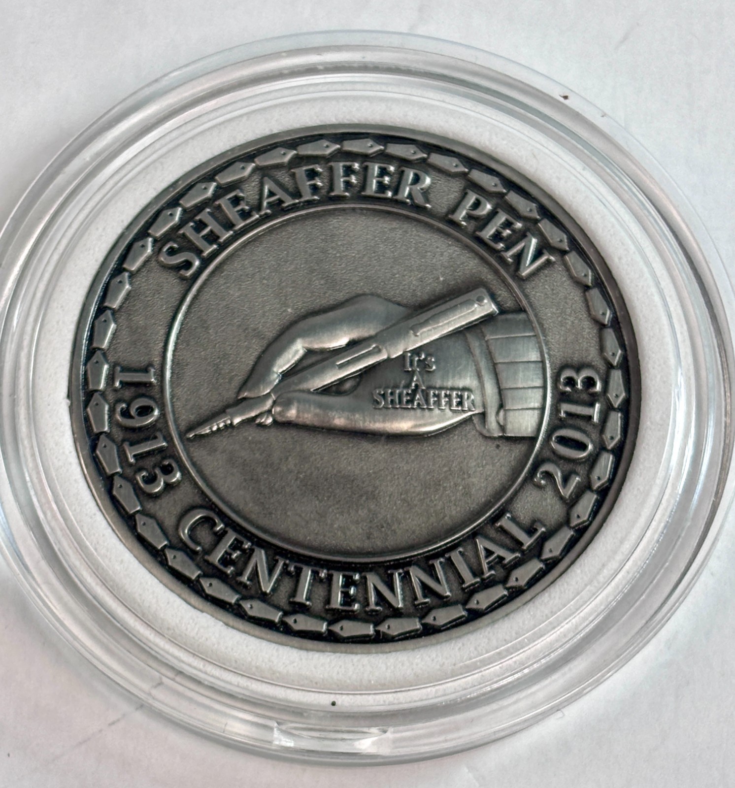 Sheaffer Pen Museum Centennial Commemorative Coin #218/350 Limited Edition COA