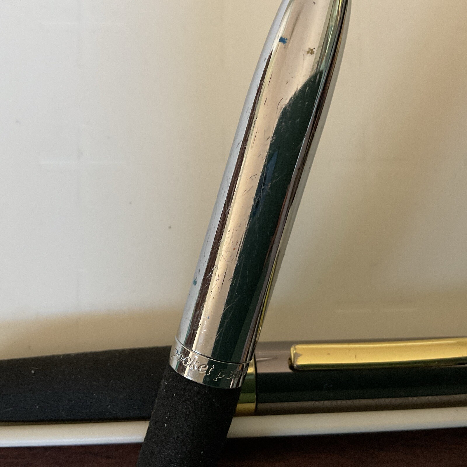 SET OF 2 POCKET PENs Black Cushioned One Is Generic. Ref74