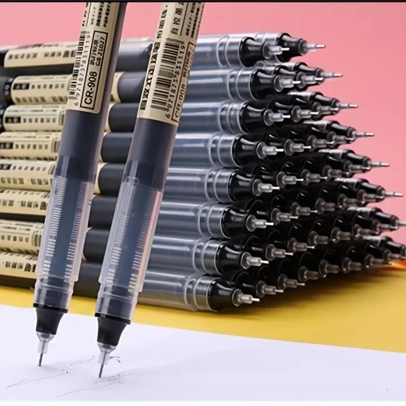 10pcs Needle-tip Gel Pens – Sleek, Smooth Writing Tools for School or Office Use