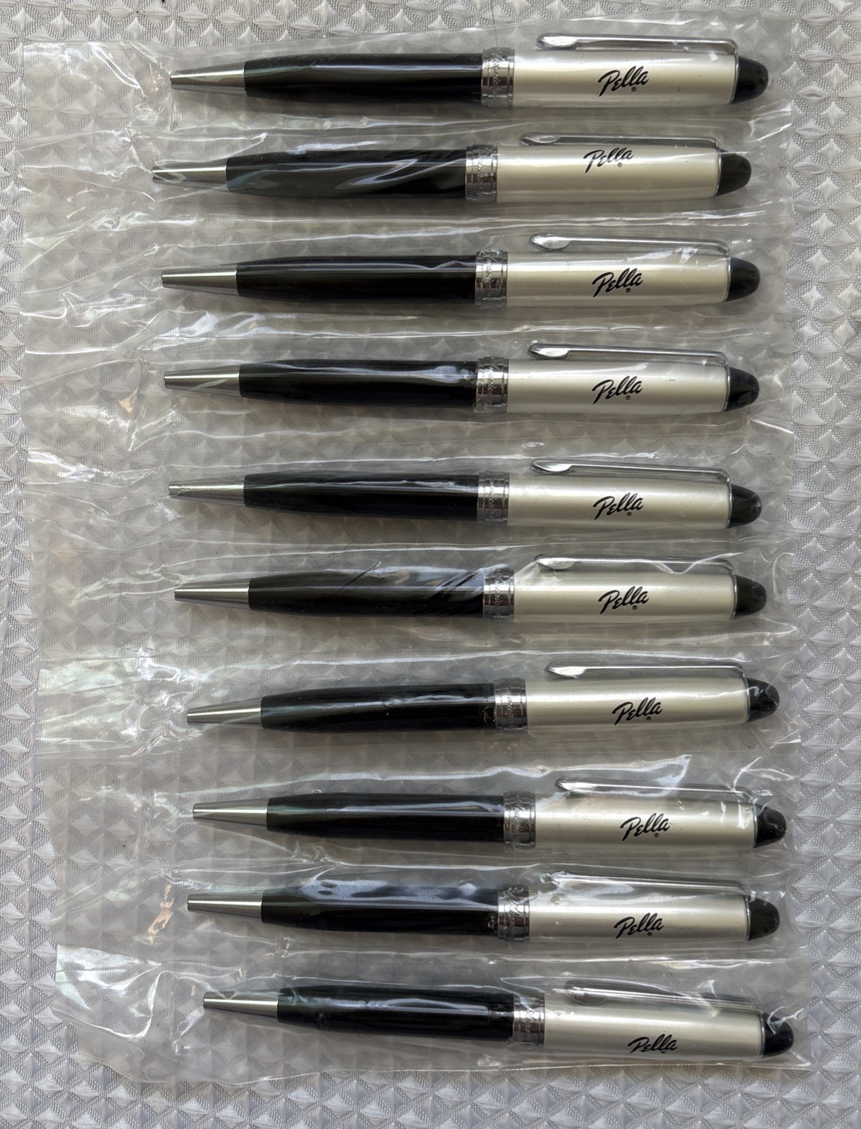 VTG Lot Of 10 Pella Windows & Doors Advertising Promotional Pens Dried Ink