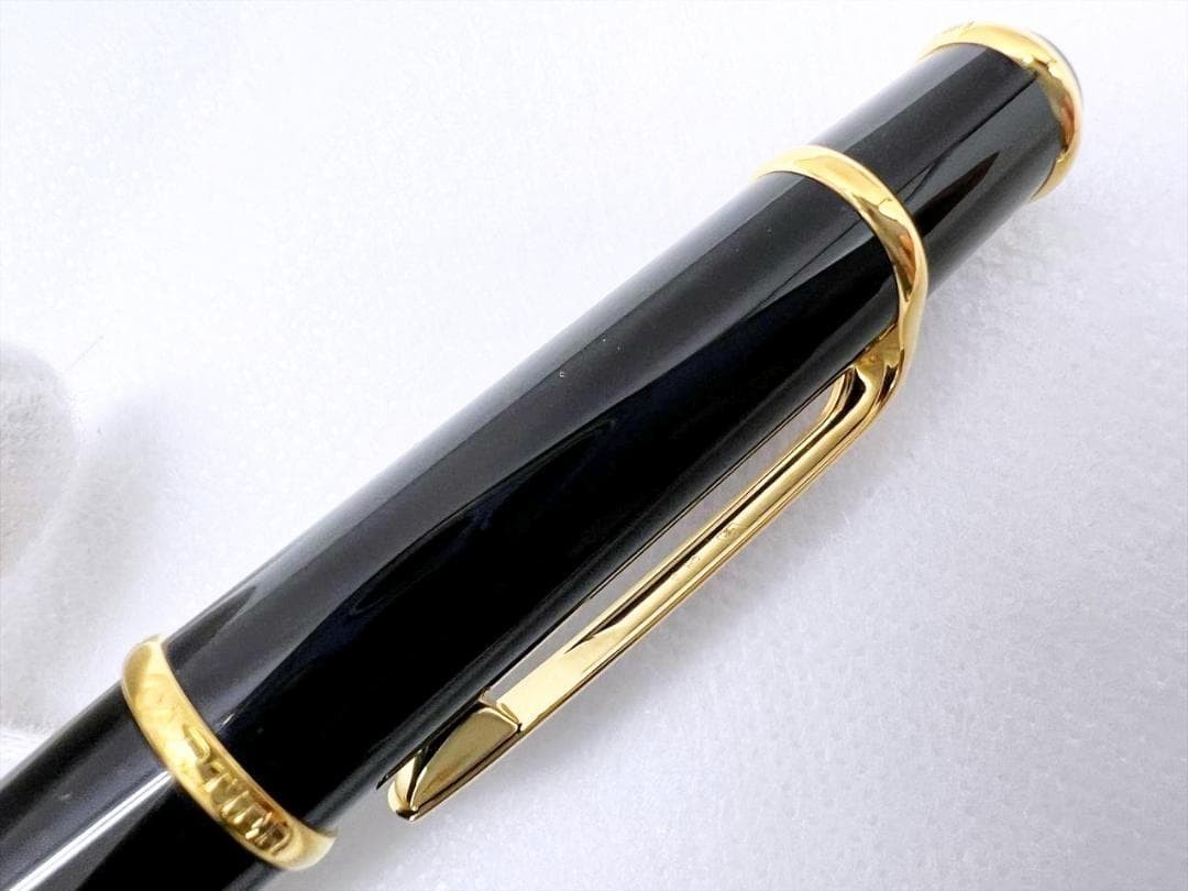 Cartier Diabolo de Cartier Ballpoint Pen Gold Trim USED Good Condition JAPAN