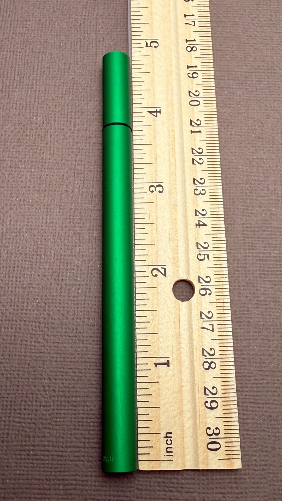 Parafernalia AL115 Ballpoint Pen Compact Size – Green Flag – New Old Stock