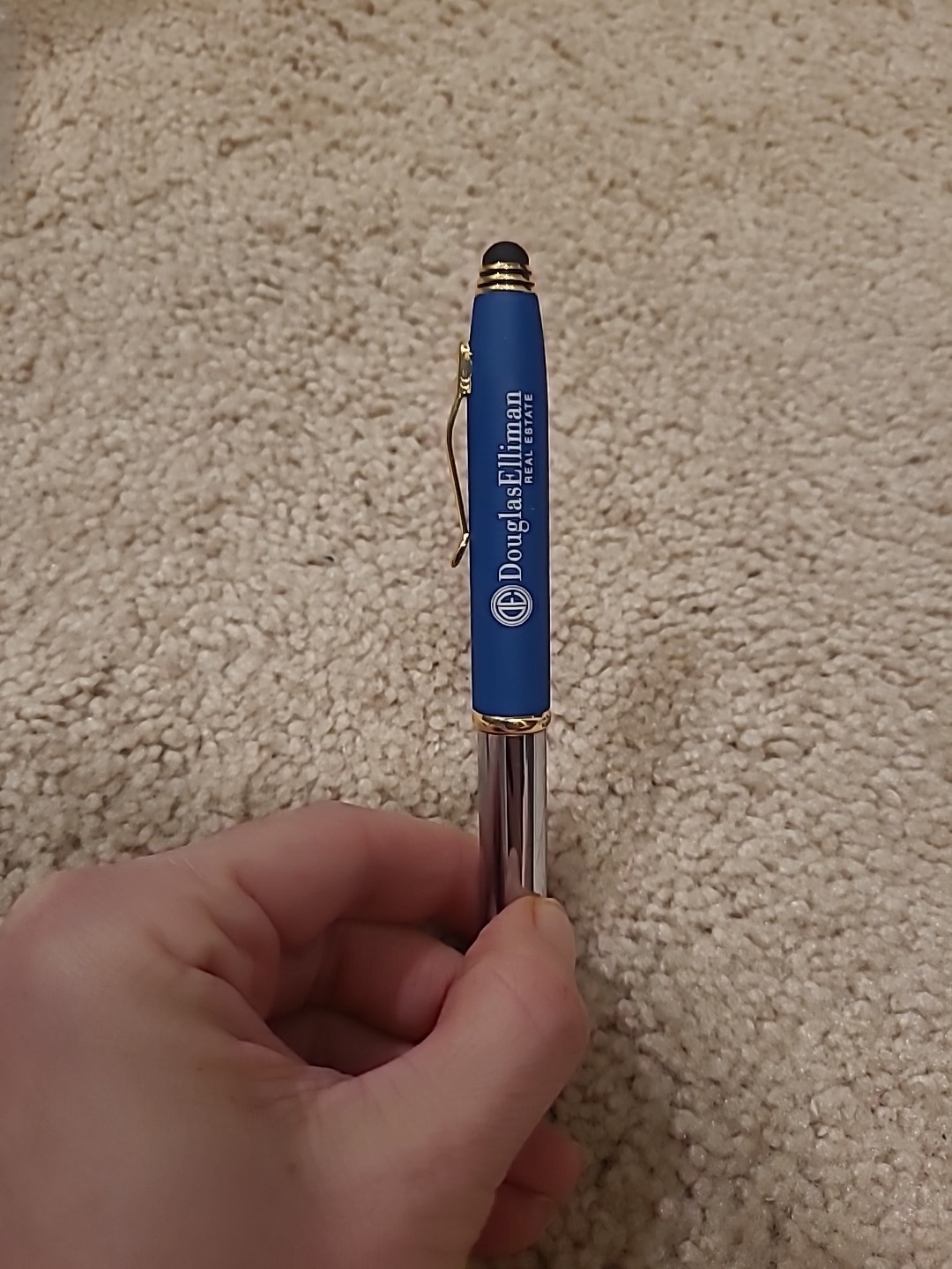 Adler Stylus Pen With Advertisement Light Needs Battery Writes!