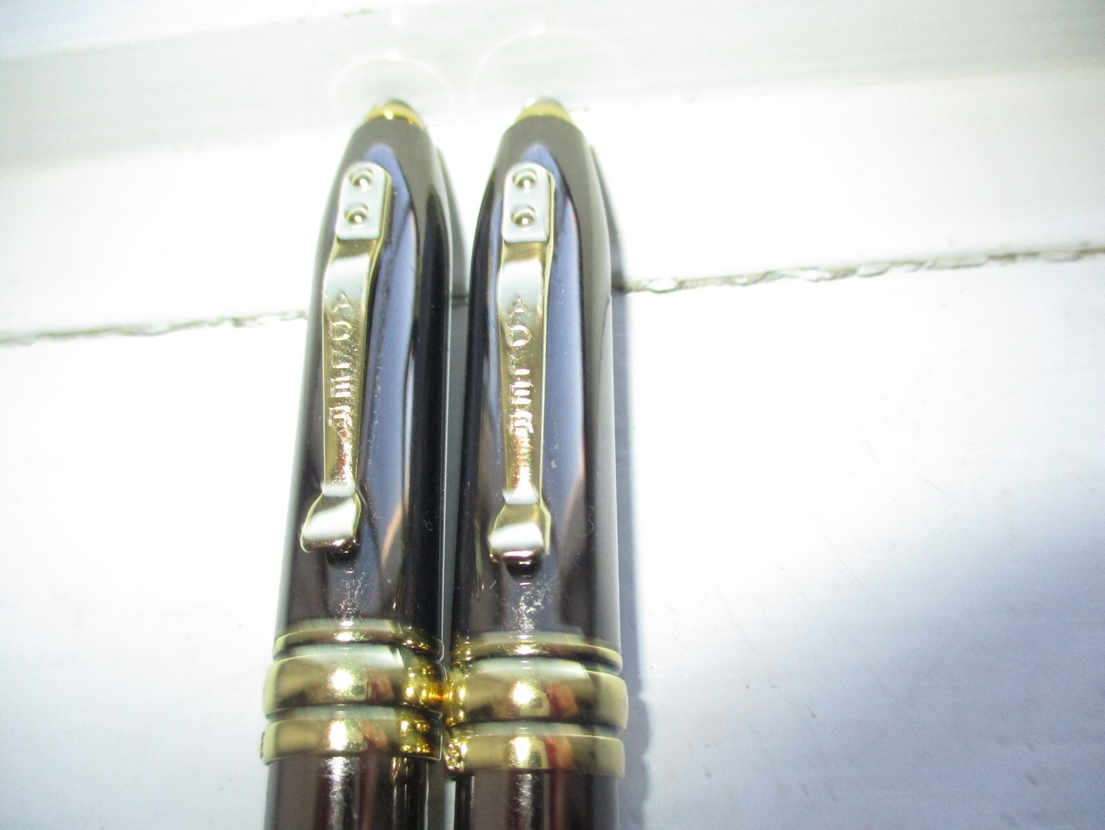 2 Adler Metal Pens Lot with End Light (D-45 Refill) AGY ENDO Agriculture Company