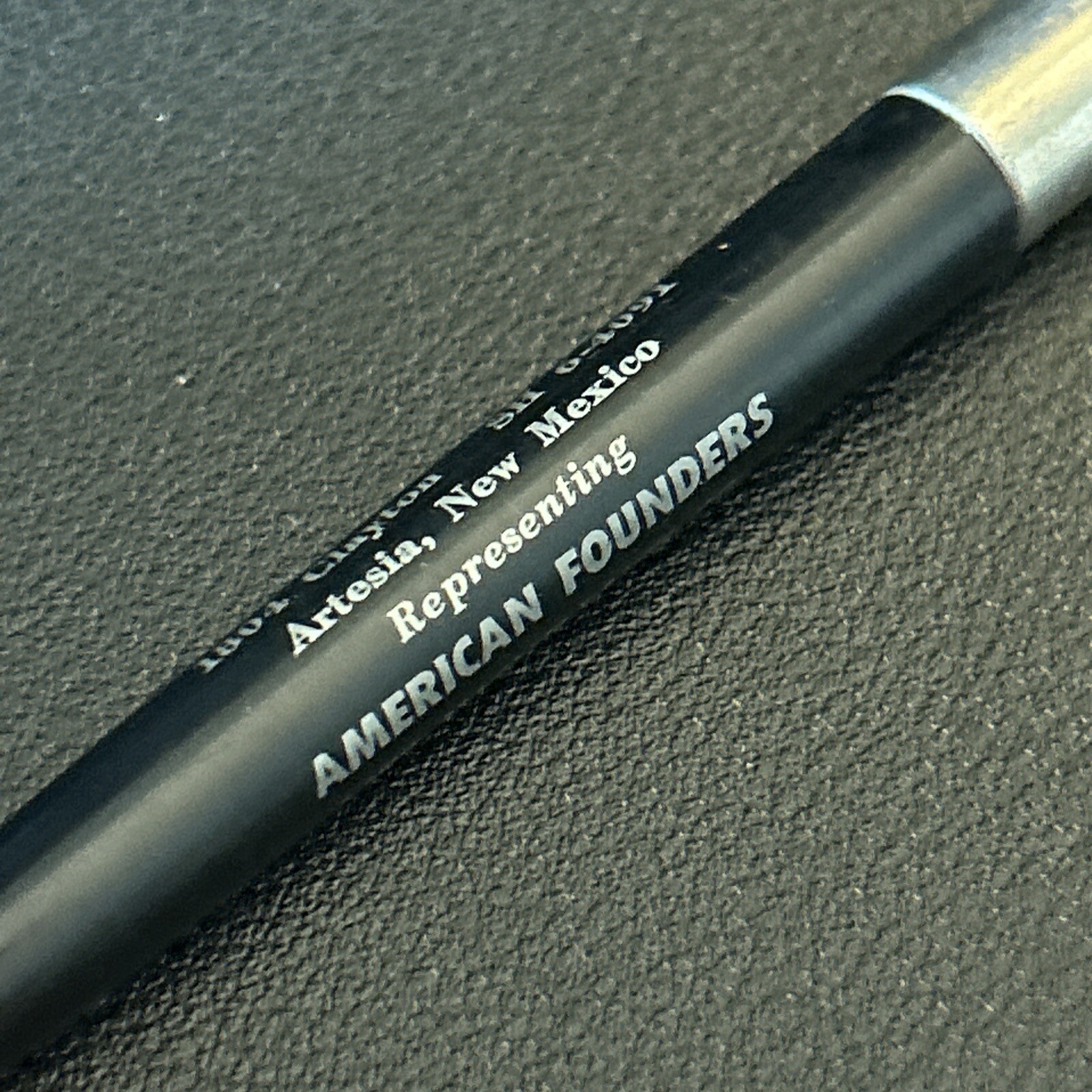 Vintage Saleswinner Ballpoint Pen Artesia New Mexico American Founders Life Ins