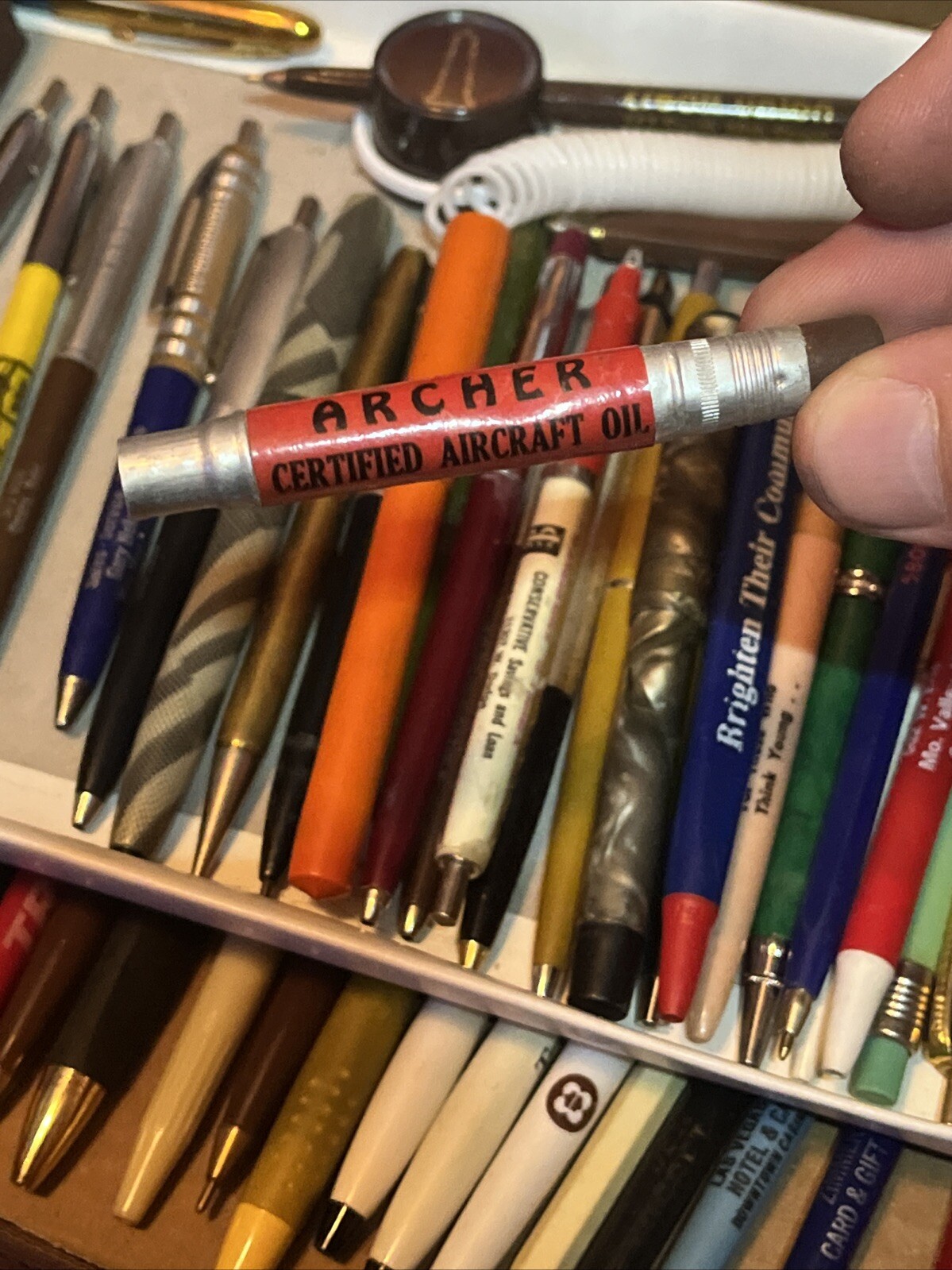 VTG Midwest Advertising Pens Fountain Pens Mechanical Pencils Lot Of 80 Dry Ink