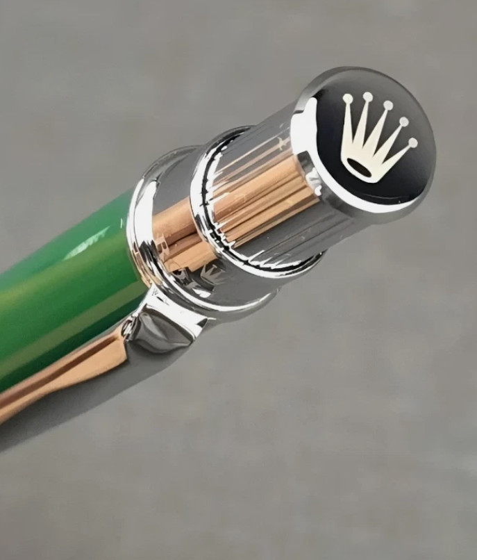 Rolex Submariner Green Ballpoint Pen Oyster Style Writing Pen – Luxury w/ Box