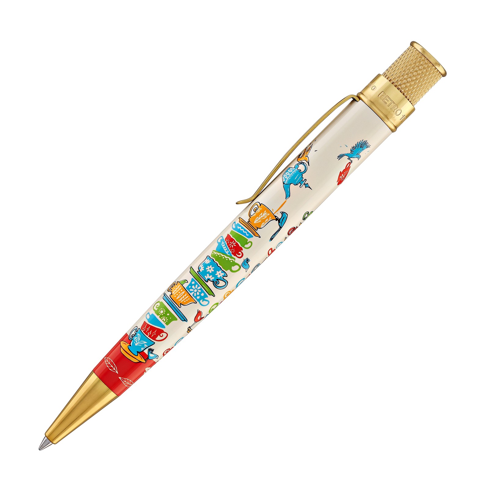 Retro 51 Tornado Rollerball Pen in Twee-Tea – NEW in Tube