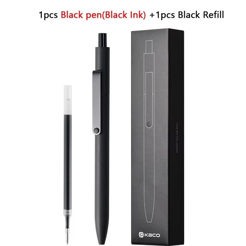 KACO 0.5mm MIDOT Gel Ink Pens, Quick-drying Press Smooth Writing Pen, High Volum
