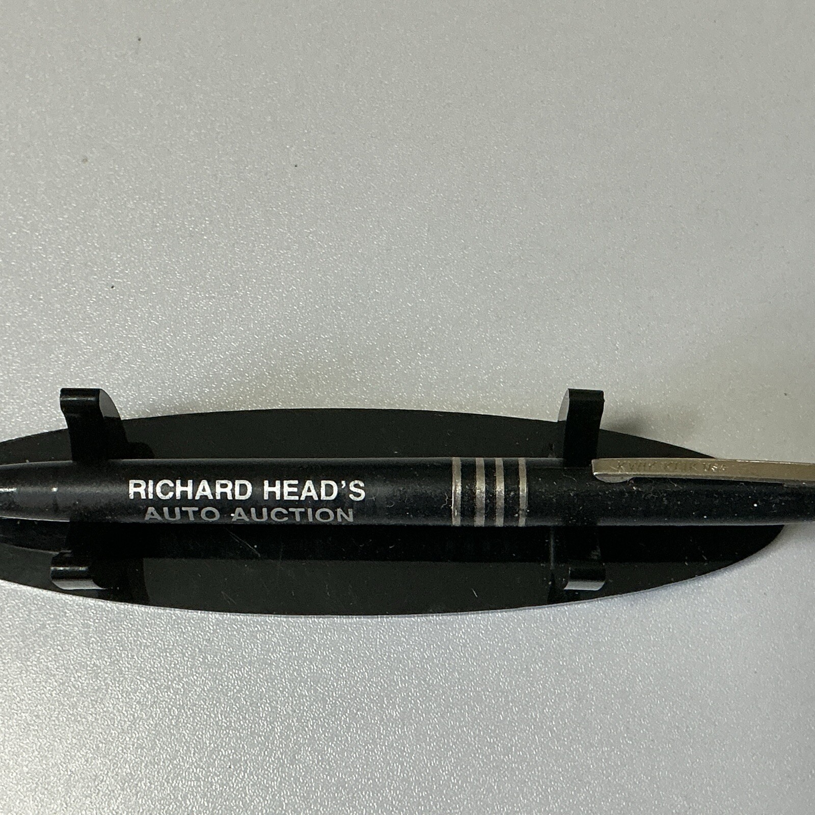 VTG Kwik Klik Ballpoint Pen Richard Head’s Auto Auction Columbia MO B111