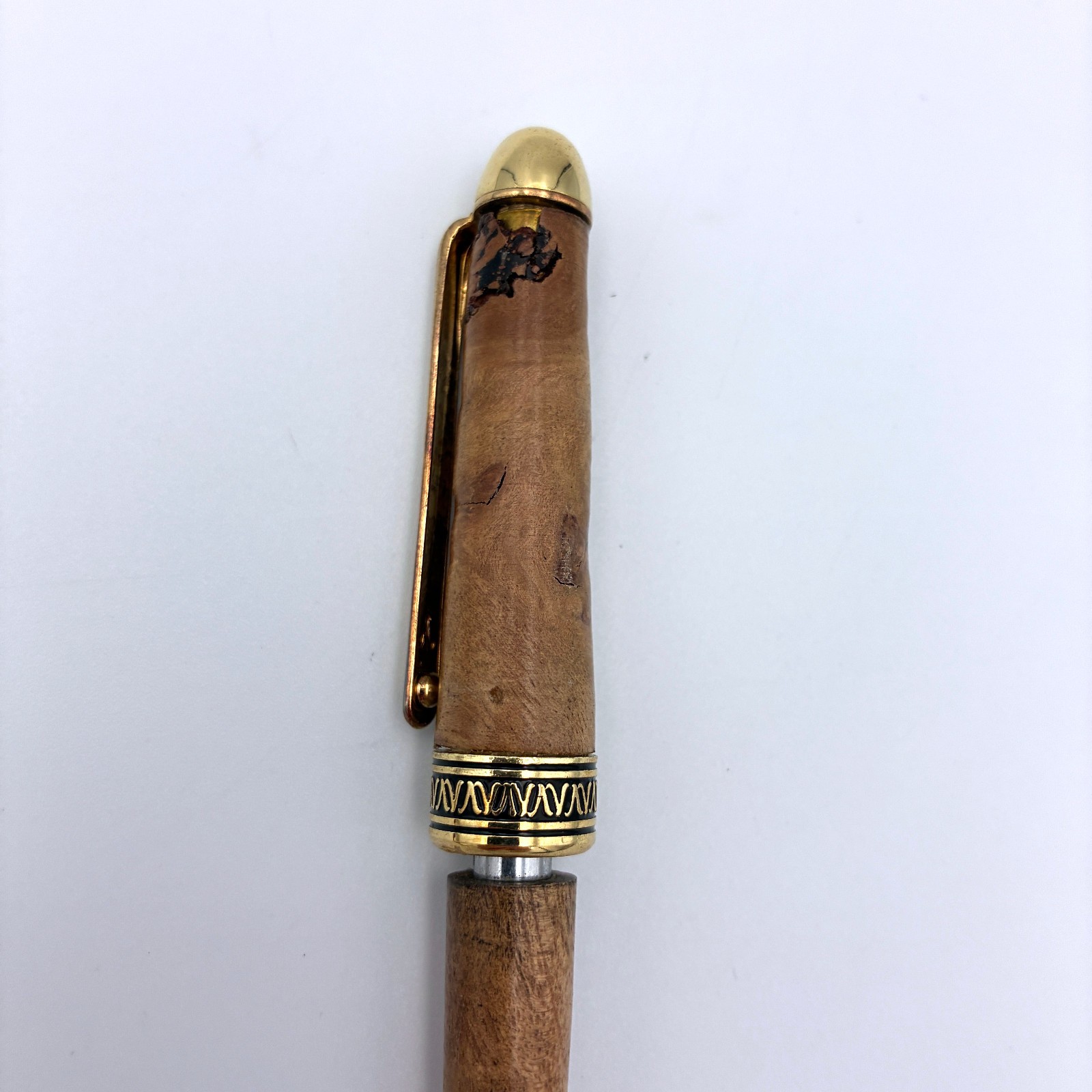 Lot of 14 Handmade Wooden Pens & Pencils – Some Broken – READ