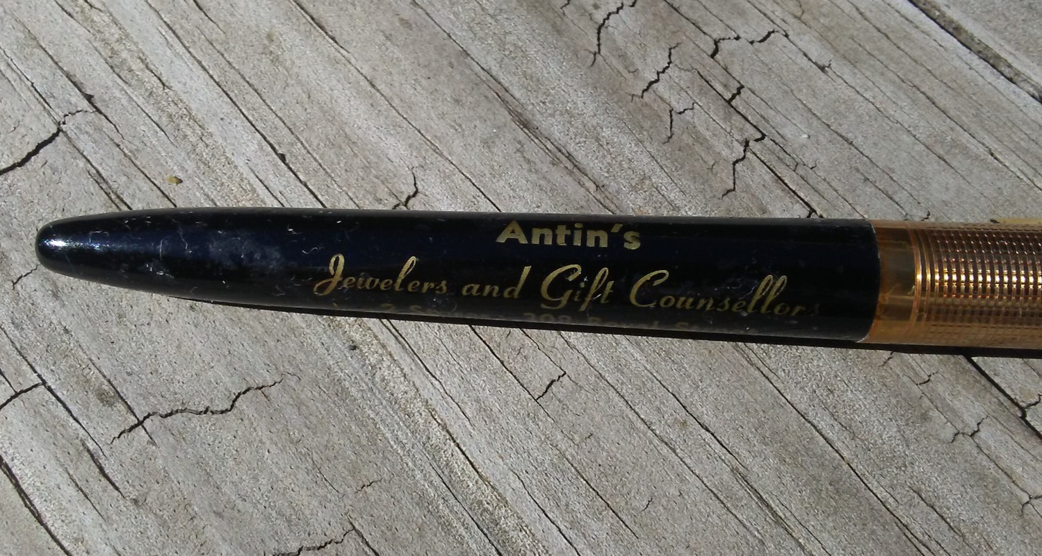 ANTIN’S Jewelers & Gift Counsellors Vintage UNIPECO Promotional Ballpoint Pen