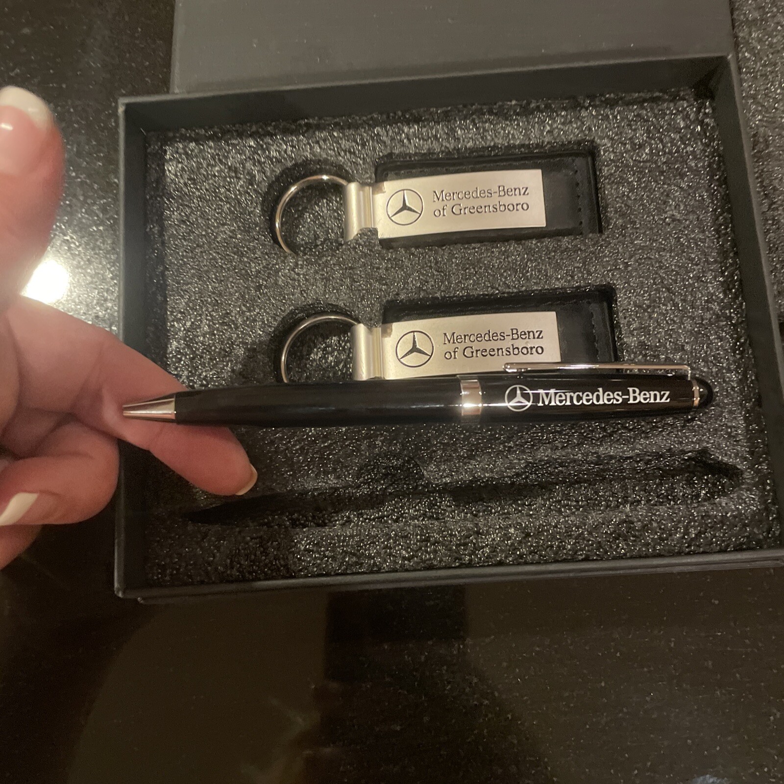 Mercedes Benz Pen with Gift Box key chain