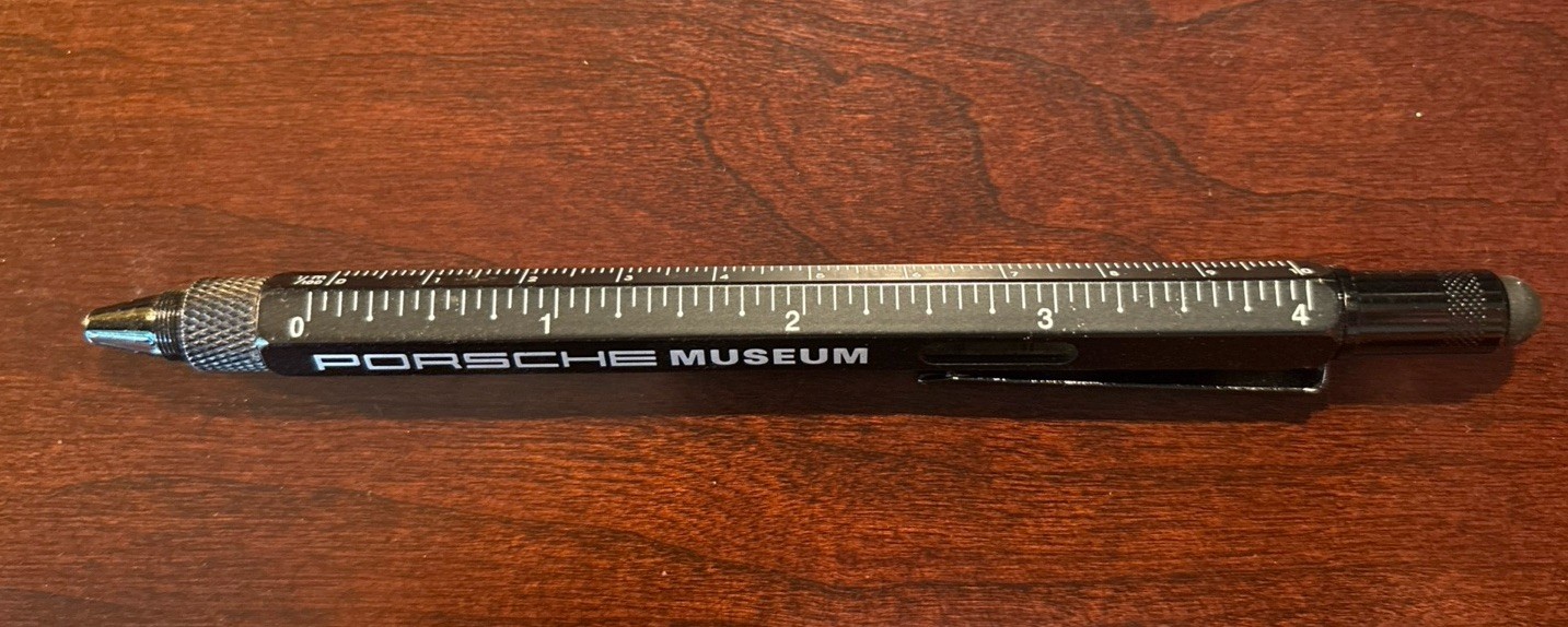Porsche Museum Ballpoint Pen With Multi Functions – Needs Refill!