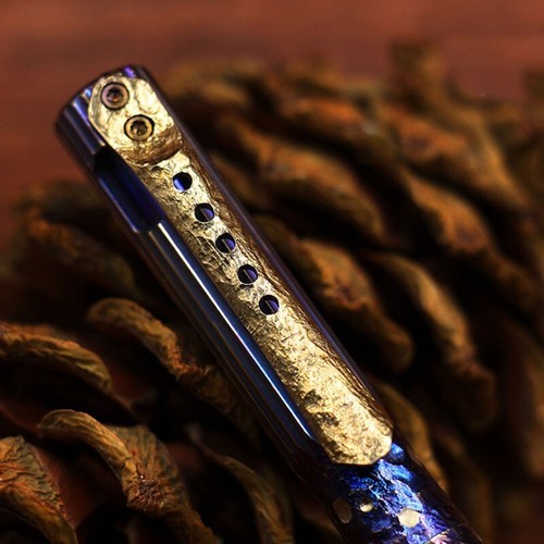 EDC Titanium Pocket Ball Pen Business Office Signature Pen Outdoor Record Pen