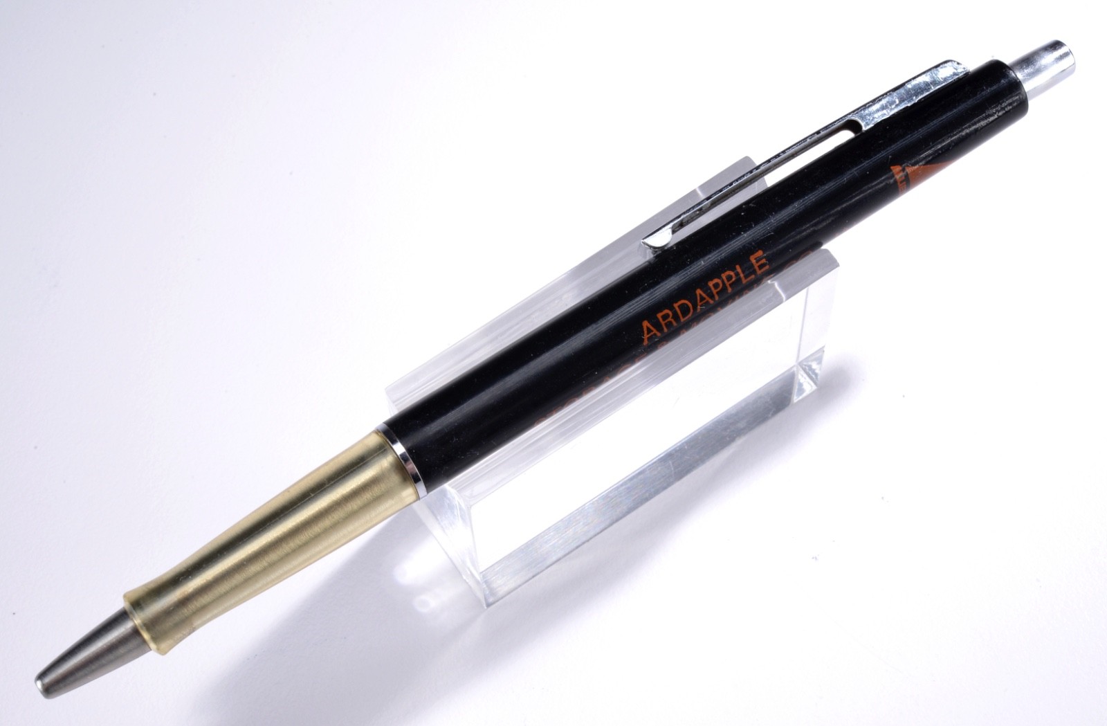 Vintage 1963 Paper-Mate Contour»Ardapple Storage Lafayette Ind.»Ballpoint Pen#58
