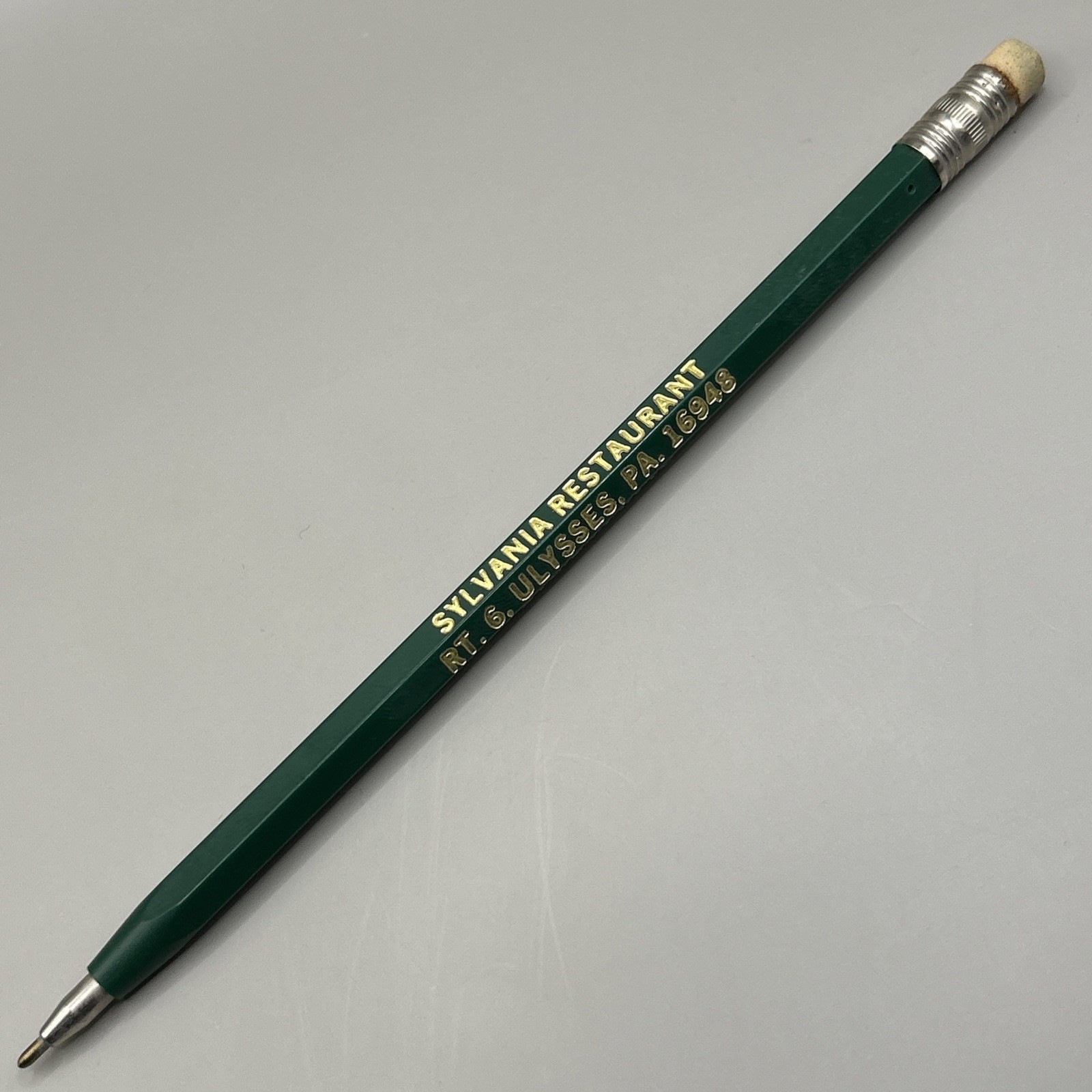 VTG Ballpoint Stick Pen SYLVANIA RESTAURANT Ulysses PA