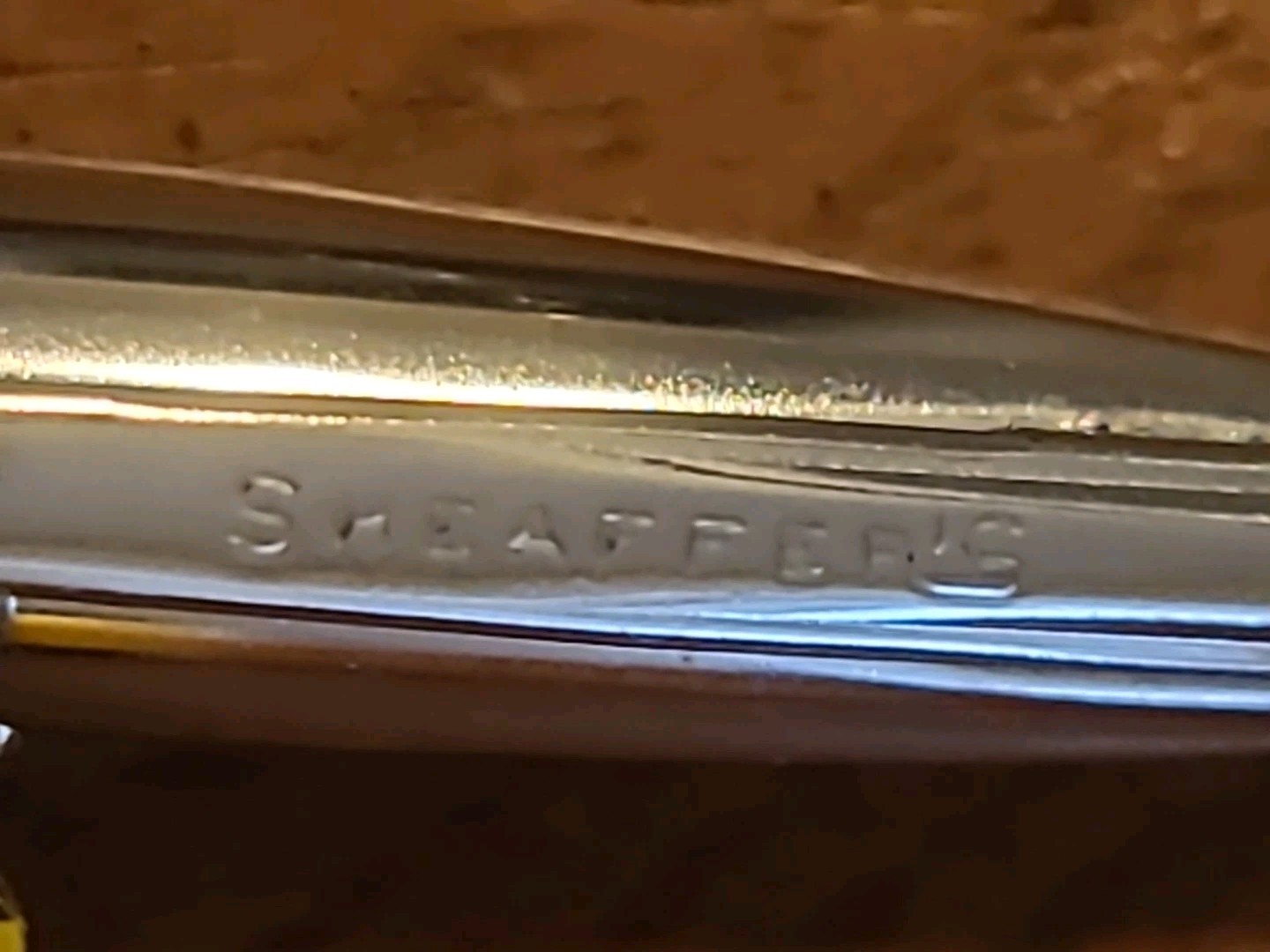Vintage 1950s SCHEAFFER’S Brand JOHN DEERE Clicker Ballpoint Pen Dried Ink