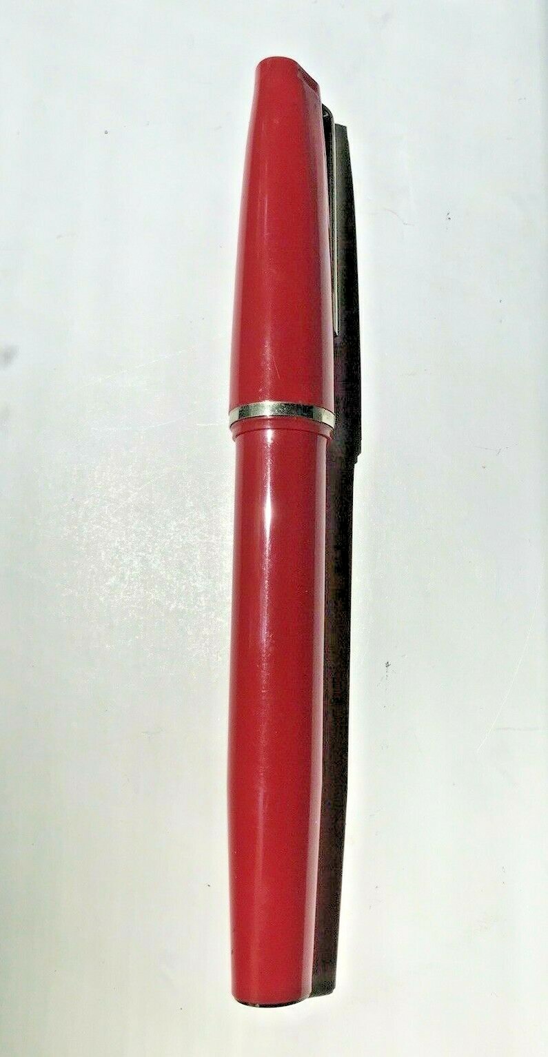 Monster Red Ballpoint pen. Says Italy on pocket clip – Large – Big