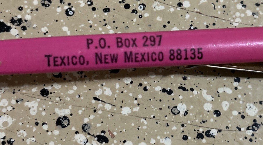 VTG UNIPECO RIP’S WESTERN WEAR TEXICO NEW MEXICO ADVERTISEMENT Pen NO Ink