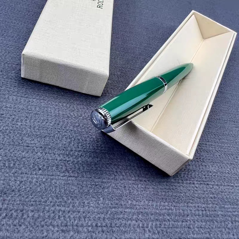 Rolex Emerald Green Twist Ballpoint Pen New with Box VIP Gift US Stock