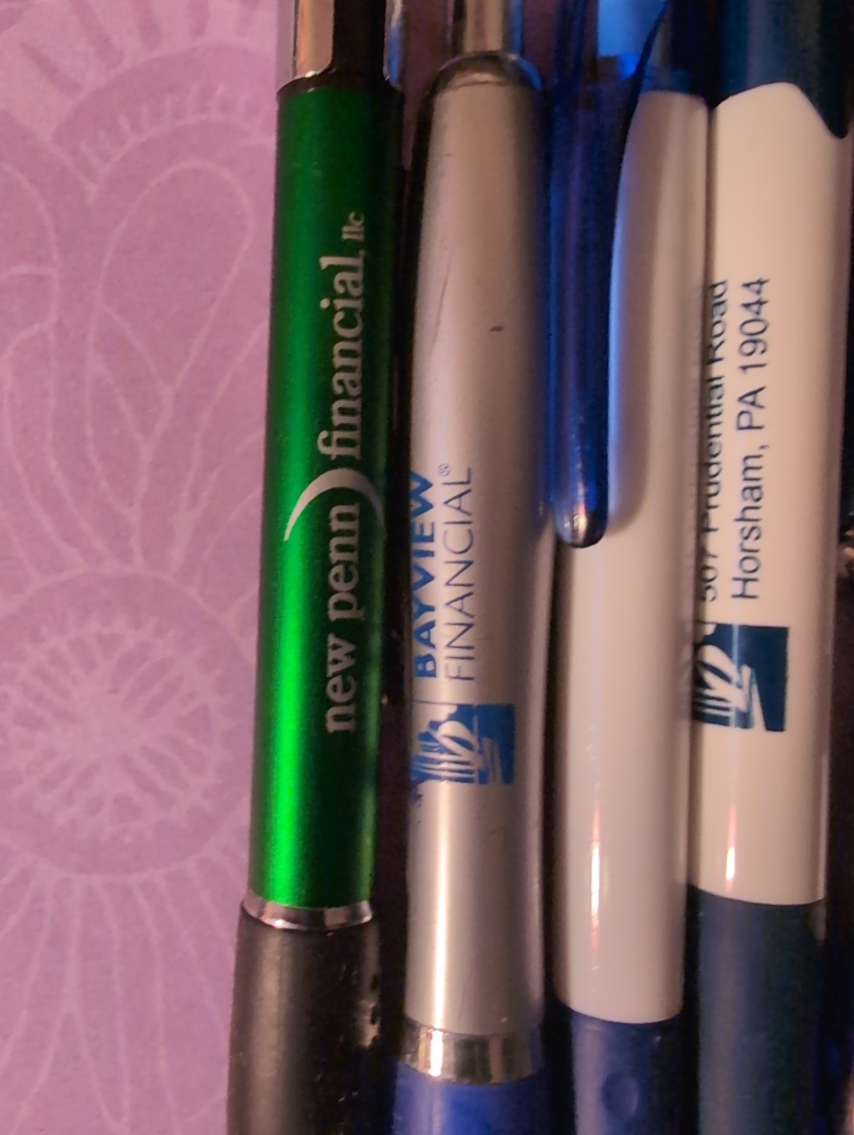 Pen Lot of Pens Finance Mortgage Title Company Weighted Metal And Plastic Lot 10