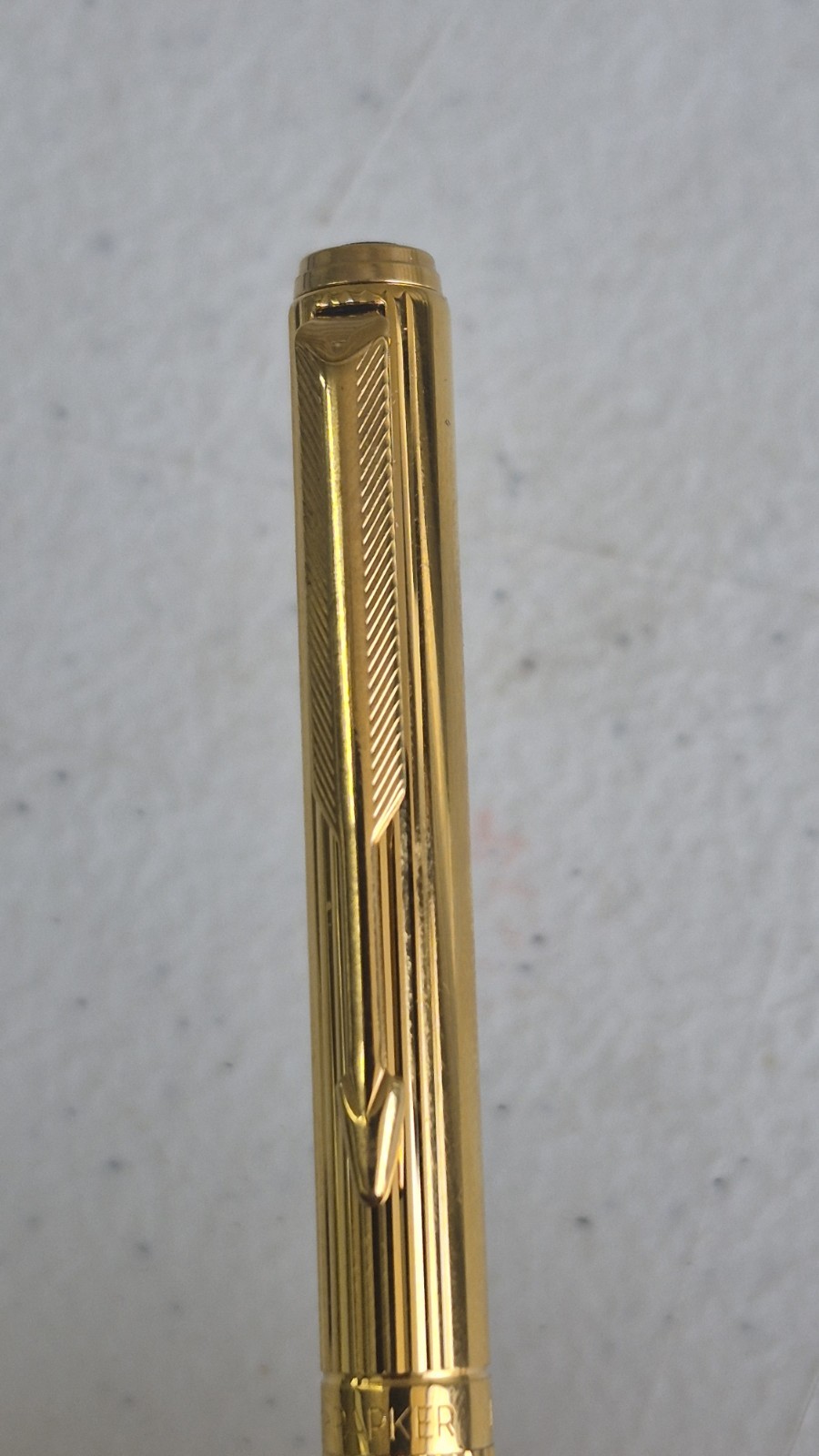 Parker 95 Insignia 23k Gold Filled Rollerball pen with Box Needs New Ink