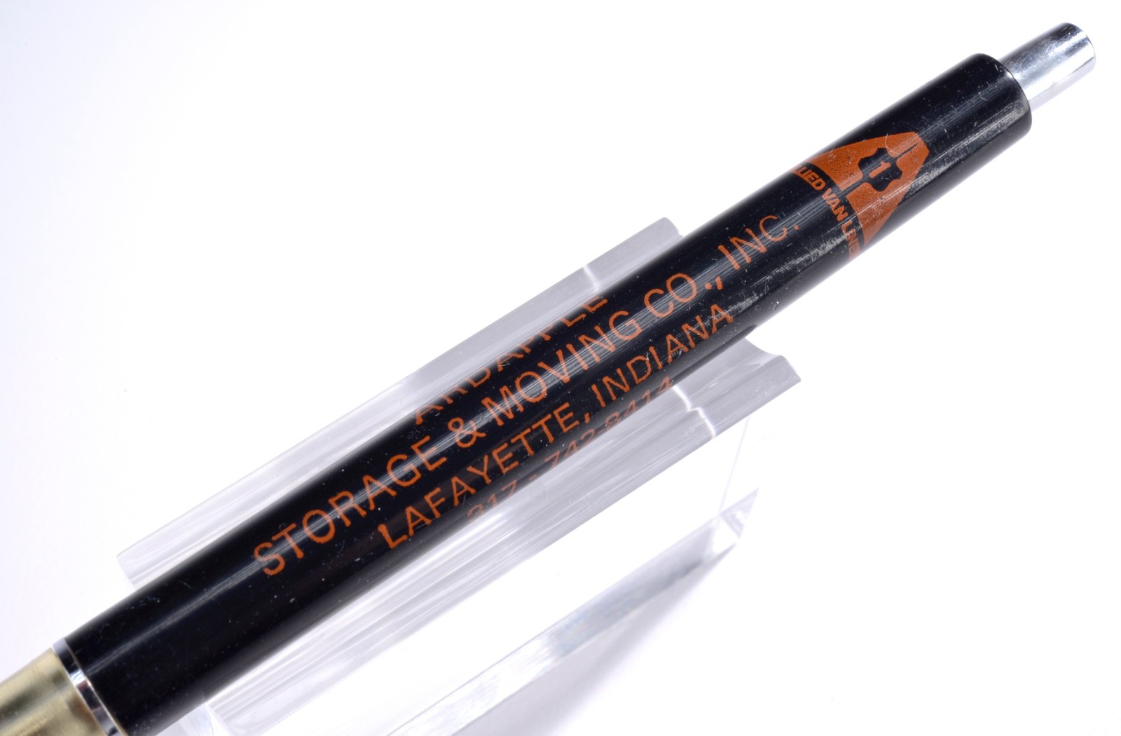 Vintage 1963 Paper-Mate Contour»Ardapple Storage Lafayette Ind.»Ballpoint Pen#58