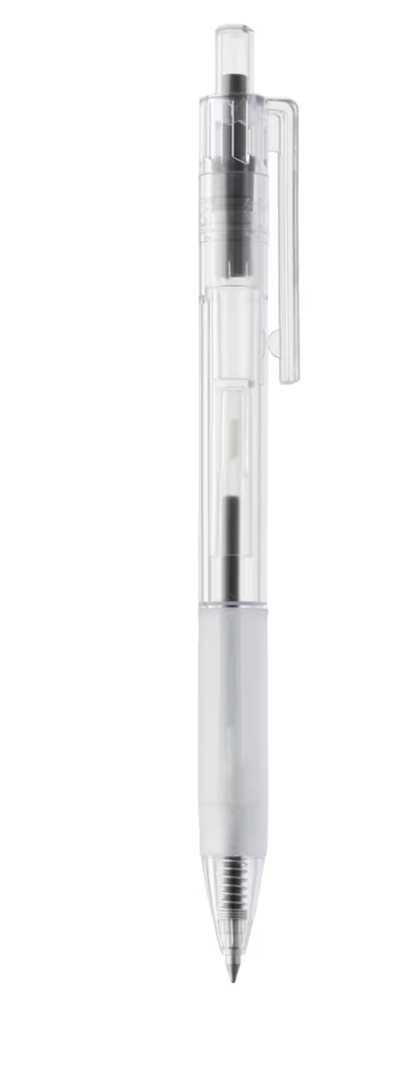 Muji Polycarbonate BallPoint Pen Rubber grip 0.7mm