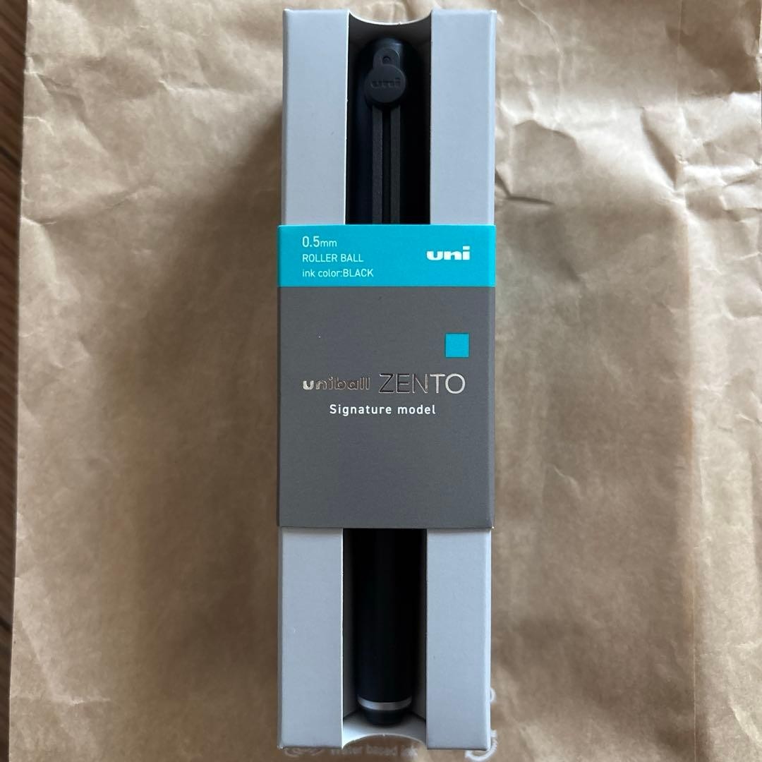 Mitsubishi Pencil Uniball Zento Signature Model Metallic Black 0.5mm Japan