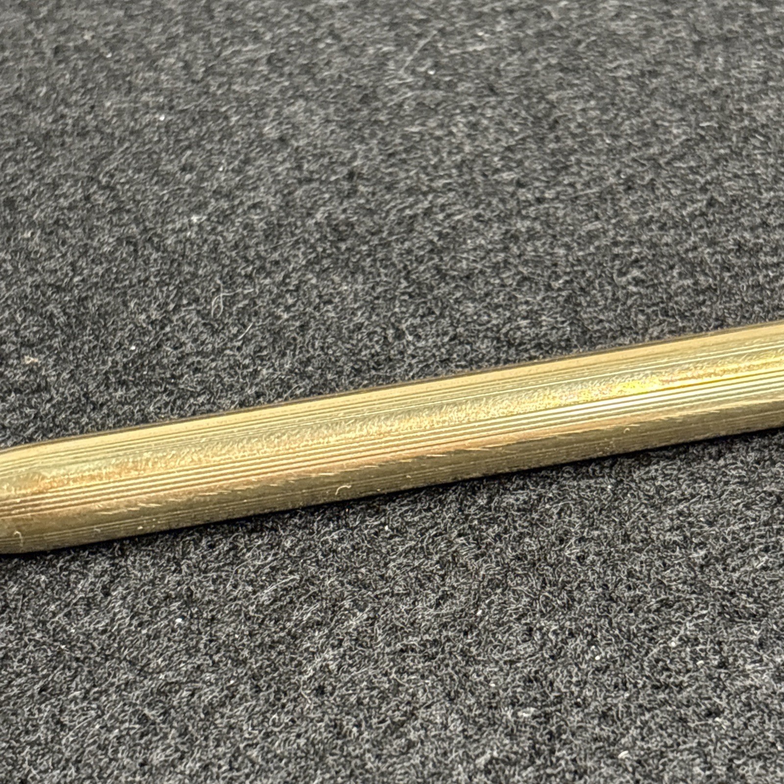 Cross 1/20 10KT Gold Filled Retractable Ballpoint Pen, Gold Trim, Blue & Black