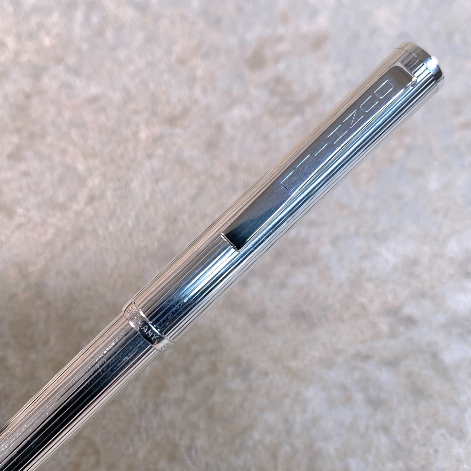 Vintage Dunhill Ballpoint Pen 925 Sterling Silver with Case